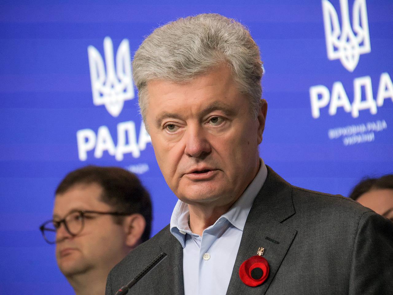 Порошенко приехал на прощание с убитым бывшим спикером Рады