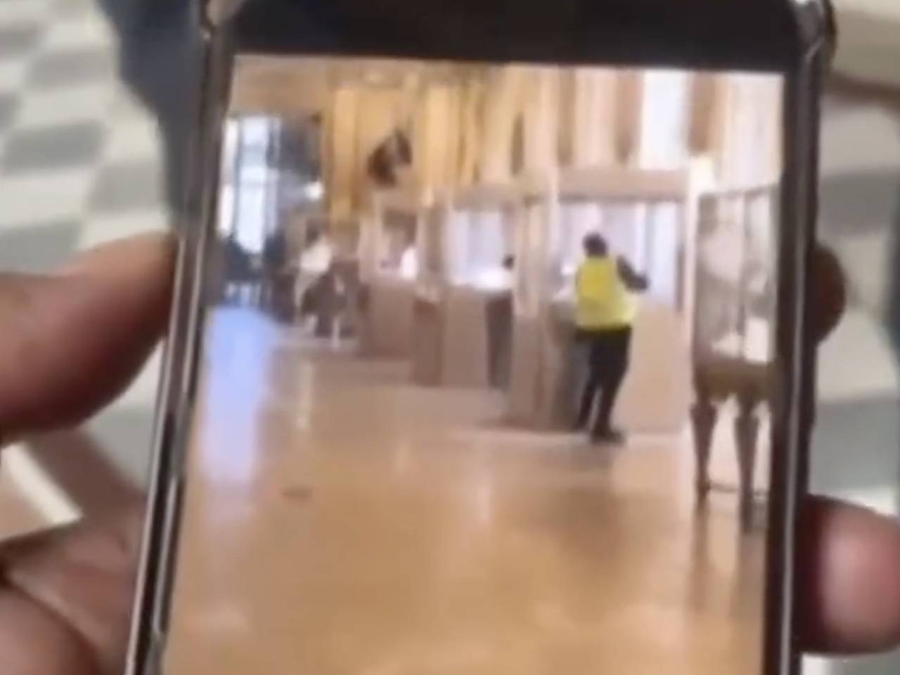 Ограбившие Лувр преступники попали на видео