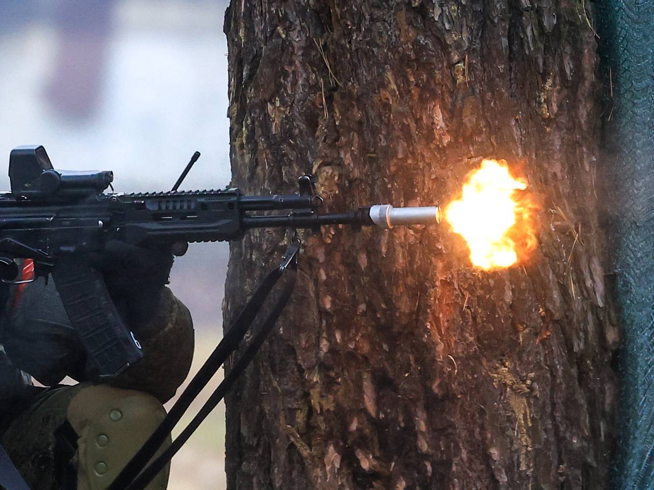 Российский боец показал «посадку смерти»