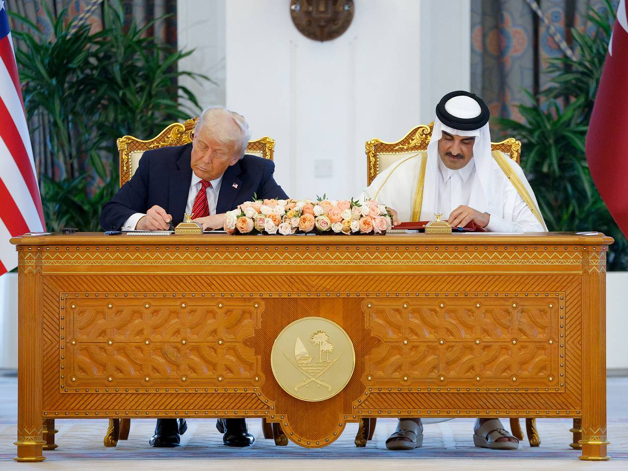 Раскрыты темы переговоров Трампа и эмира Катара