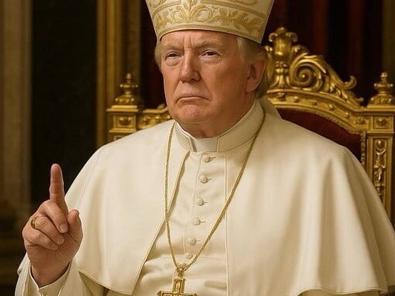 Католики раскритиковали Трампа за публикацию изображения в образе Папы Римского
