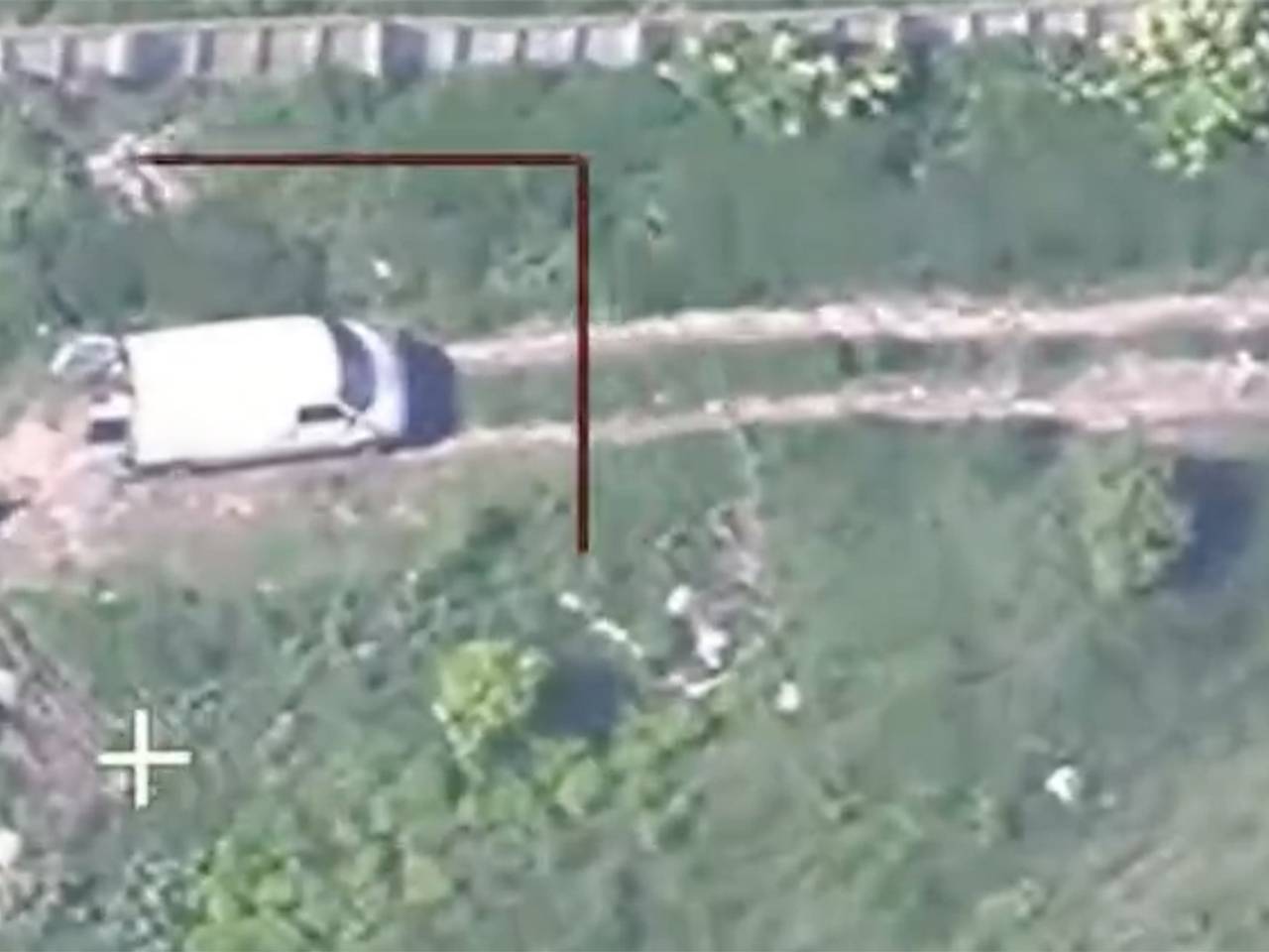 Удар ракеты по пункту управления БПЛА ВСУ в Сумской области попал на видео
