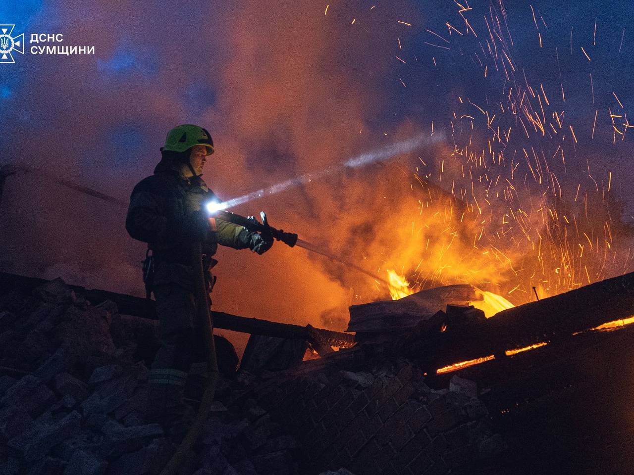 В Сумах на Украине произошли взрывы