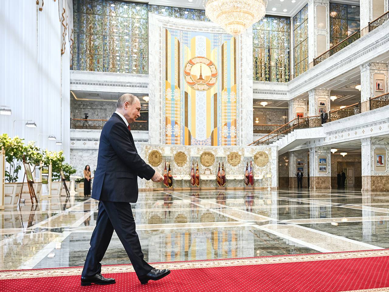 Путин присоединился к заседанию Высшего Евразийского экономического совета