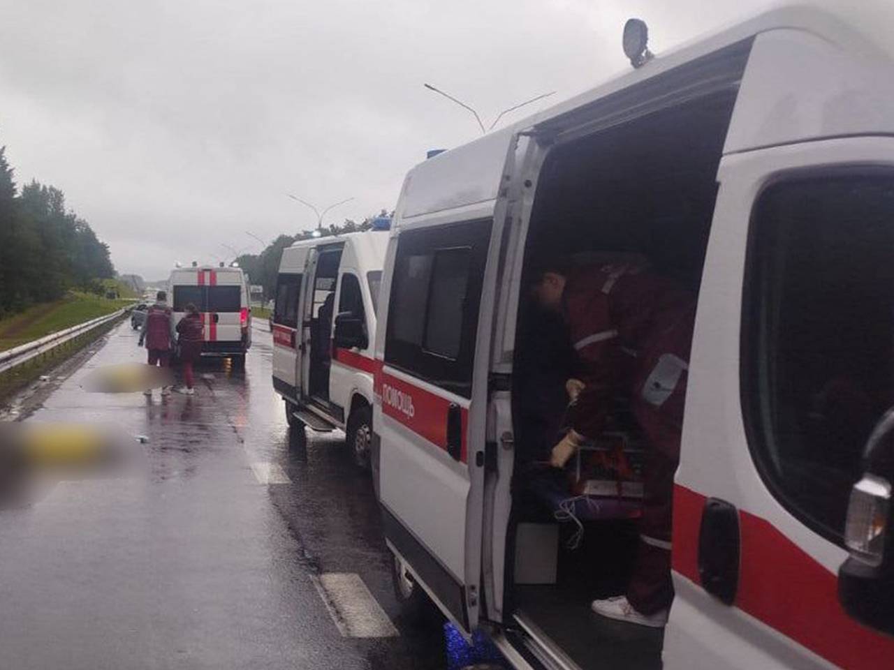 Семья россиян с детьми попала в ДТП под Минском