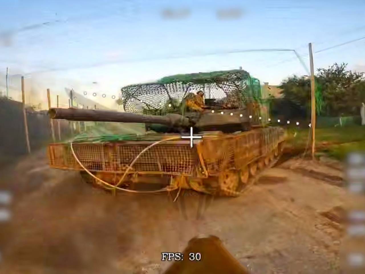 Появились кадры уничтожения танка Leopard ВСУ в Сумской области