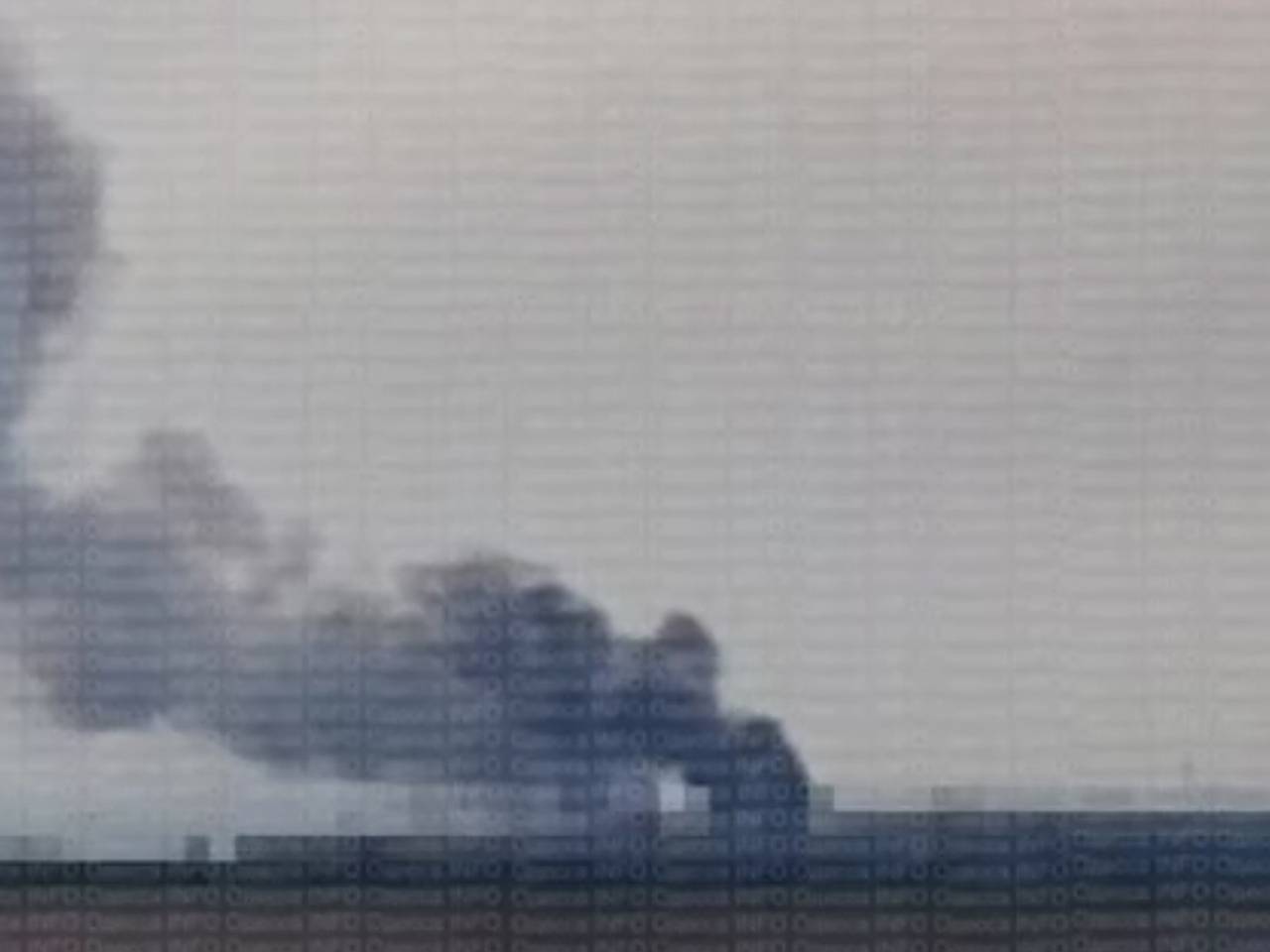 Появилось видео удара по Одессе