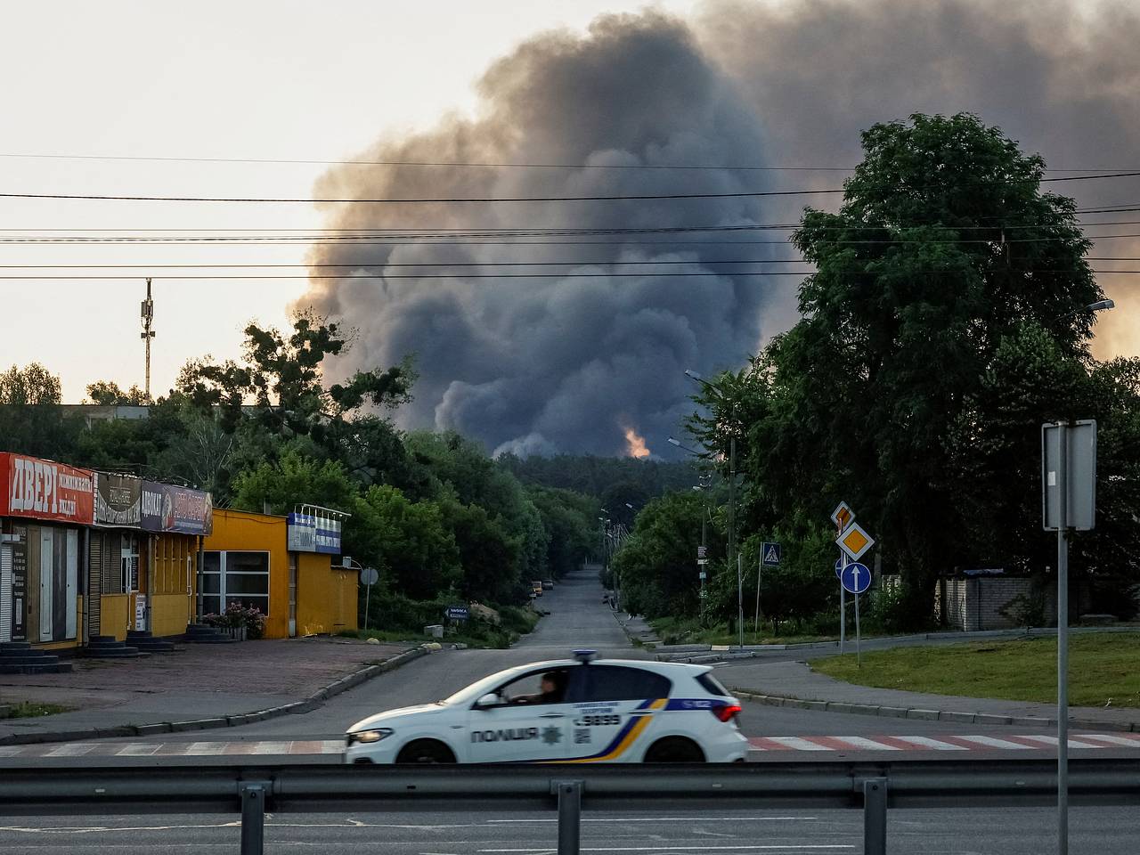 Удары российских войск по Киевской области вызвали перегрузку систем ПВО