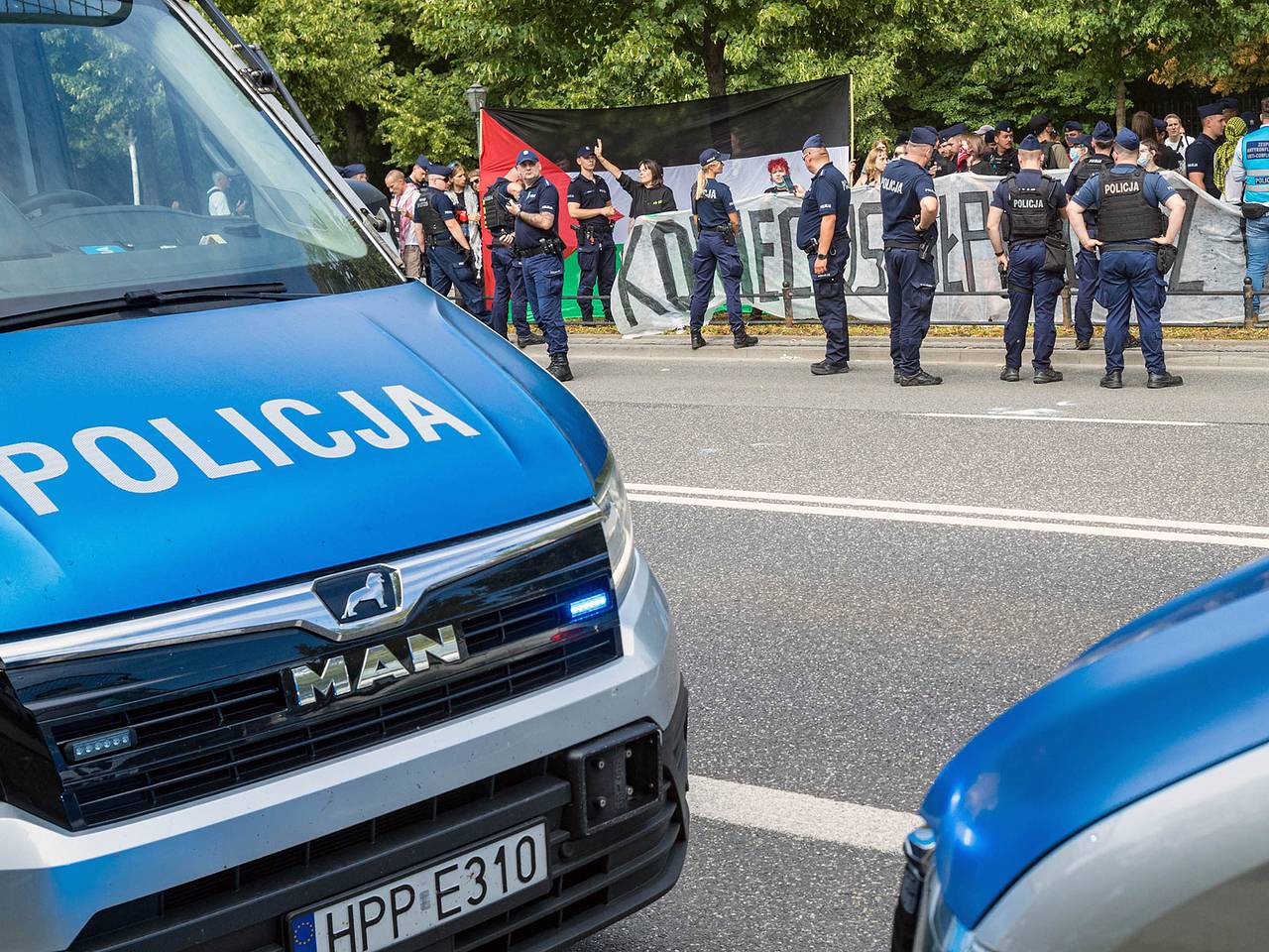 В Польше на митинге сожгли бандеровский флаг