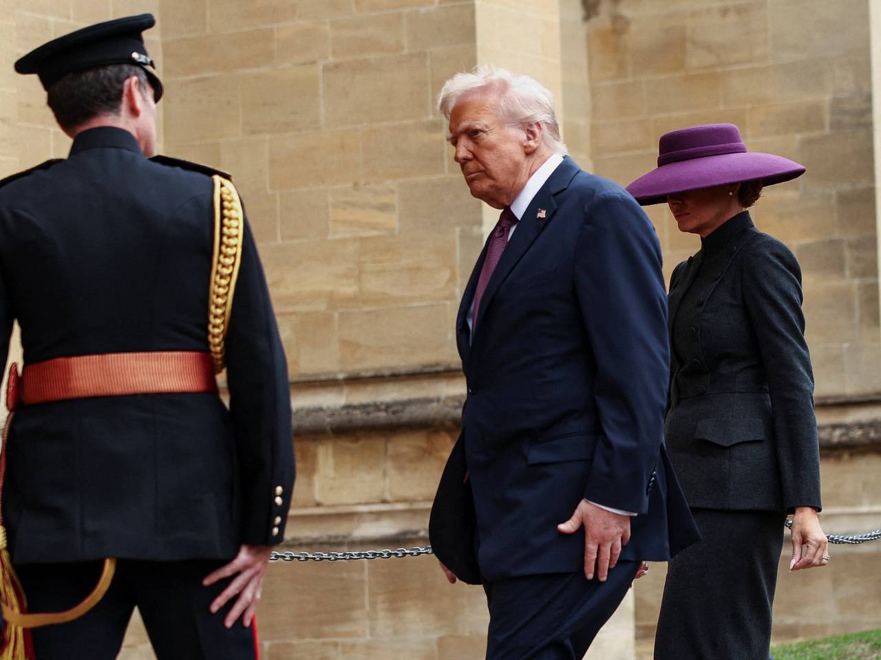 Трамп прибыл в Виндзорский замок для встречи с Карлом III