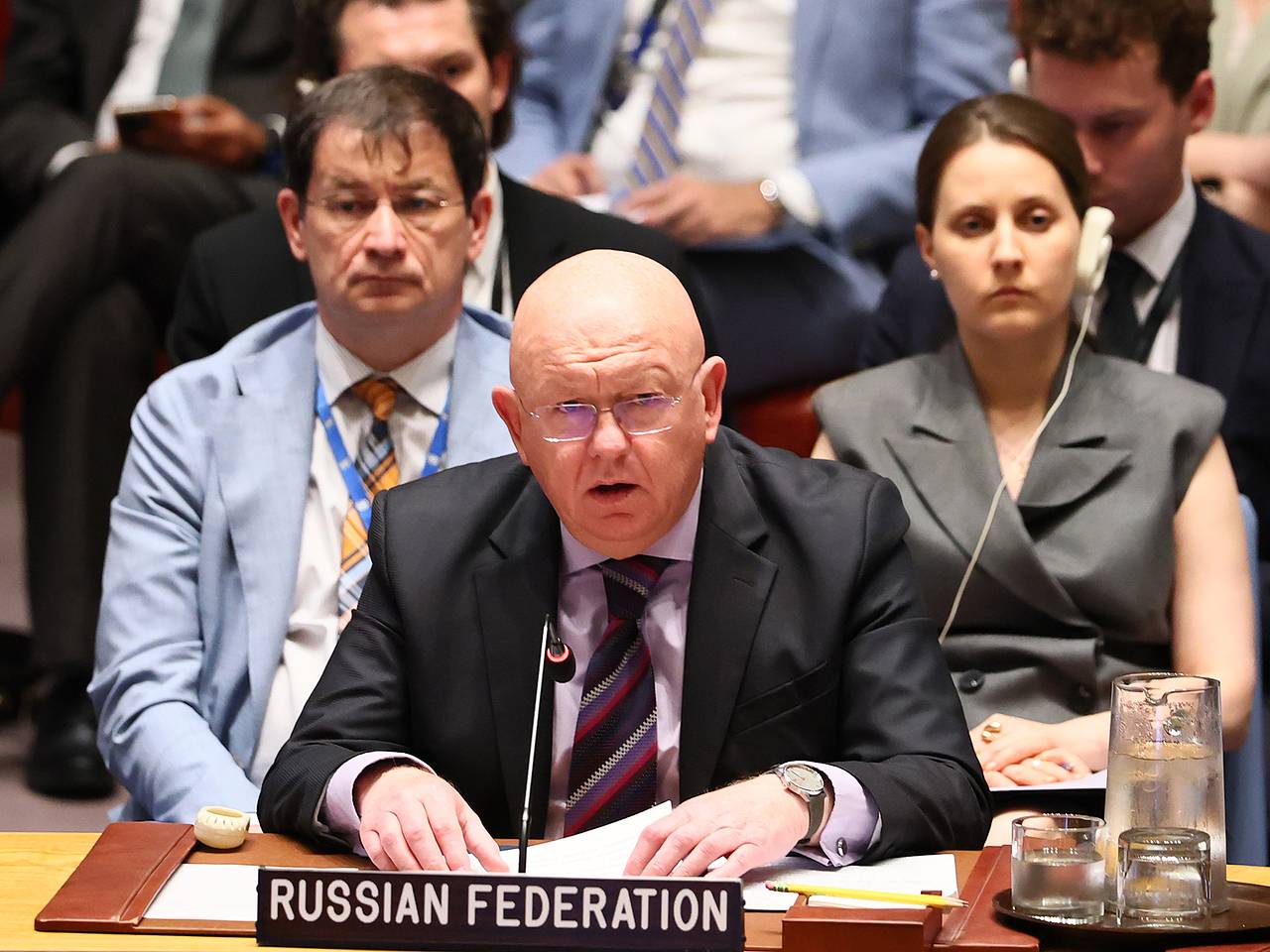Речь Небензи на заседании Совбеза ООН по инциденту с дронами в Польше