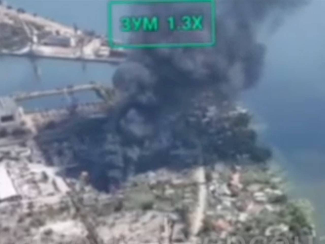 Выжженые российскими войсками позиции ВСУ в Херсоне попали на видео