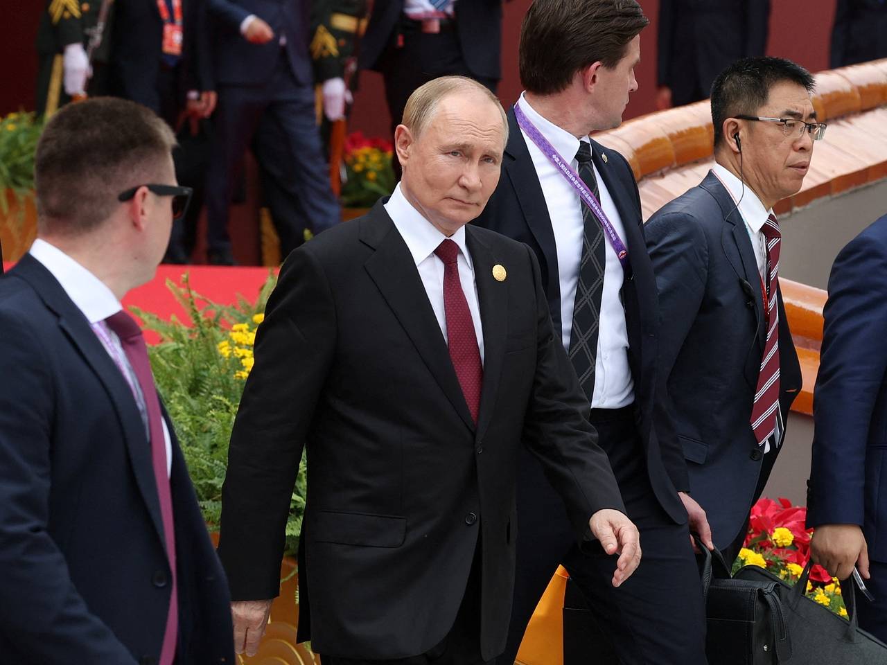 Встреча Путина и Алиева на торжествах в Пекине