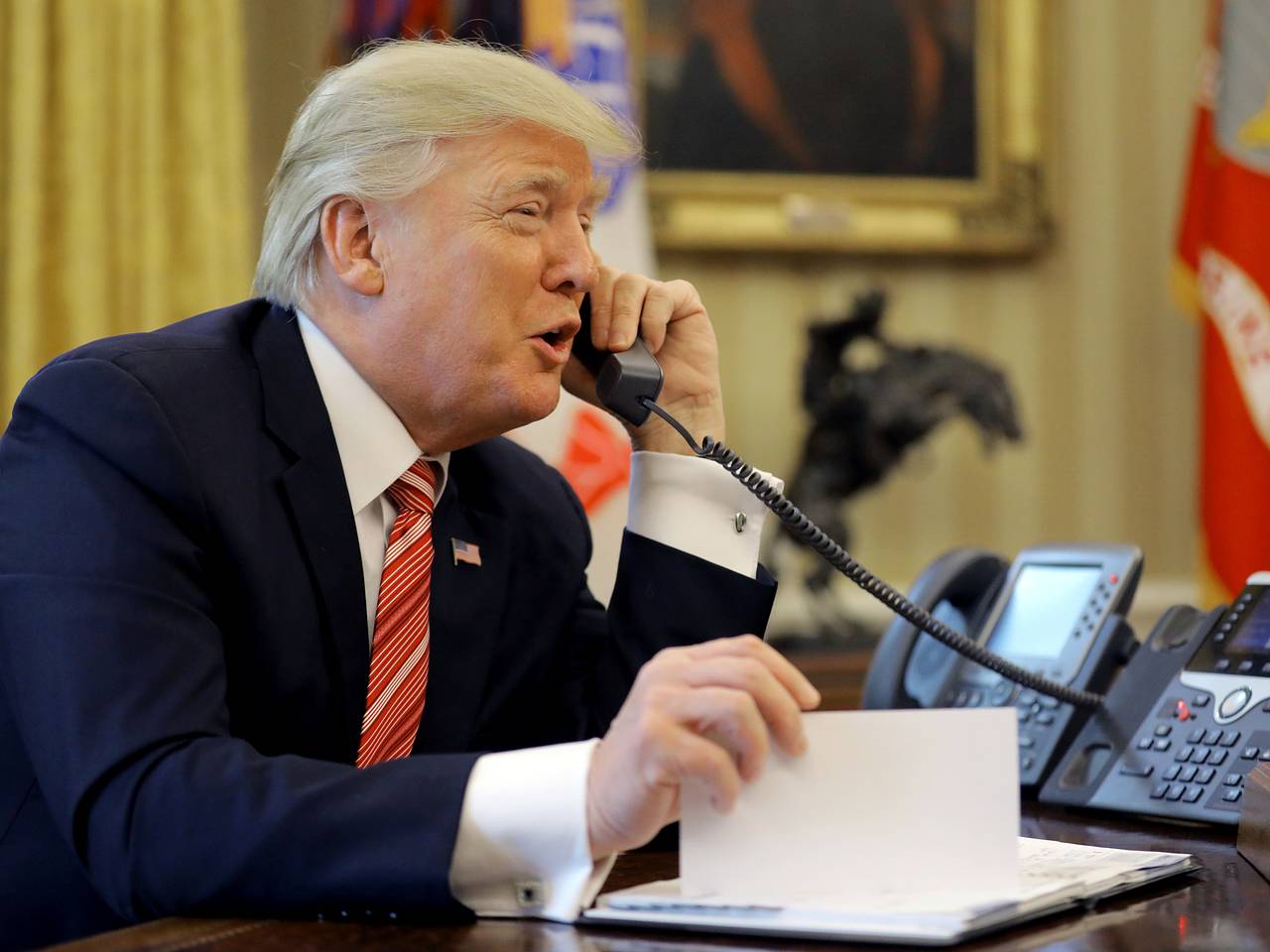 Трамп объявил о телефонном разговоре с мировым лидером