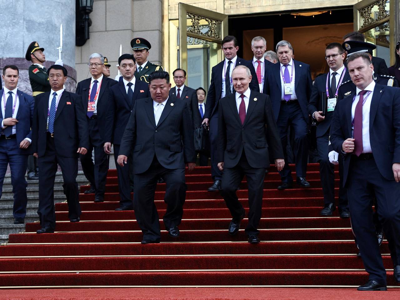 Переговоры Путина и Ким Чен Ына завершились