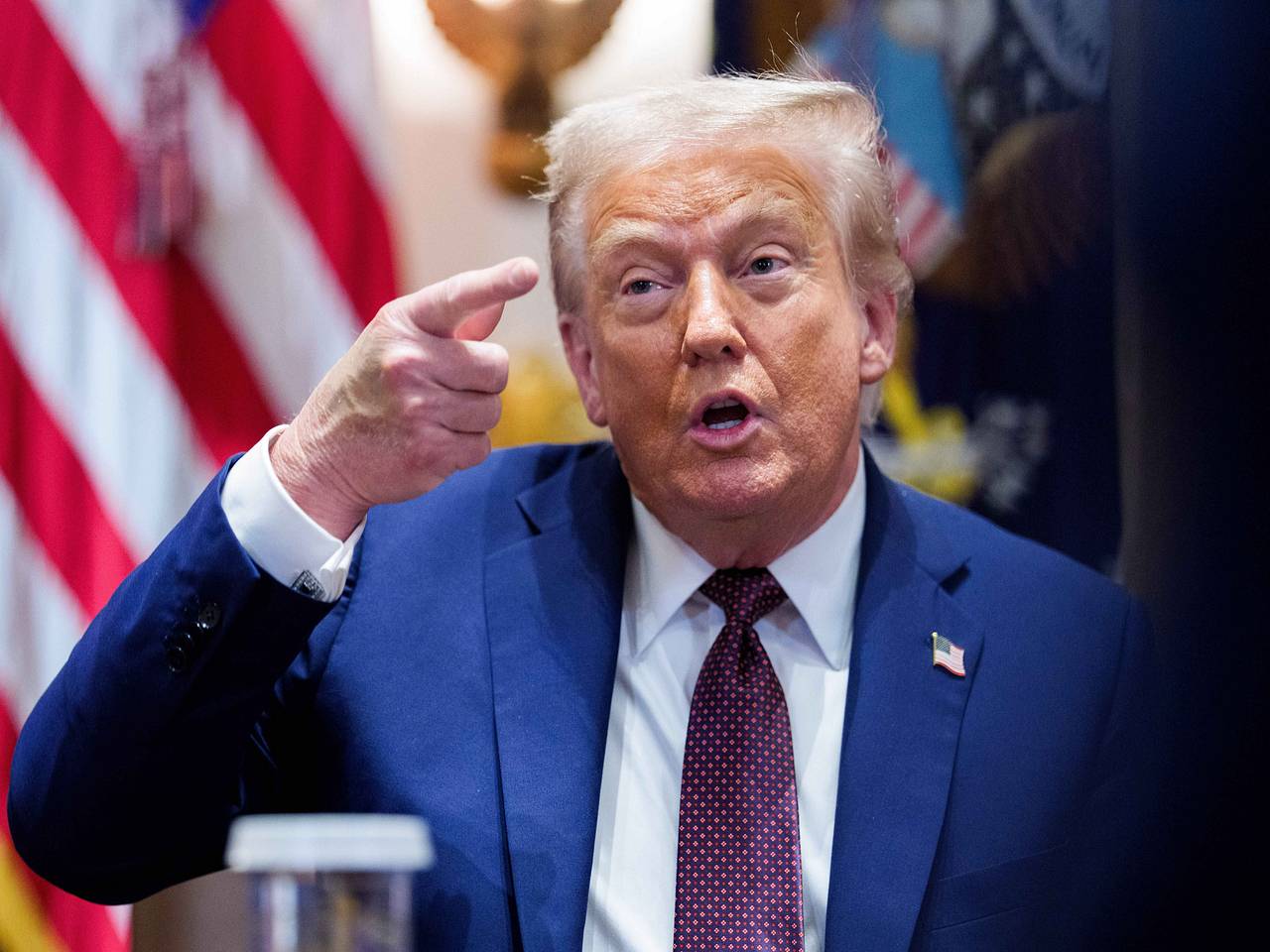 Трамп прокомментировал инцидент с самолетом фон дер Ляйен