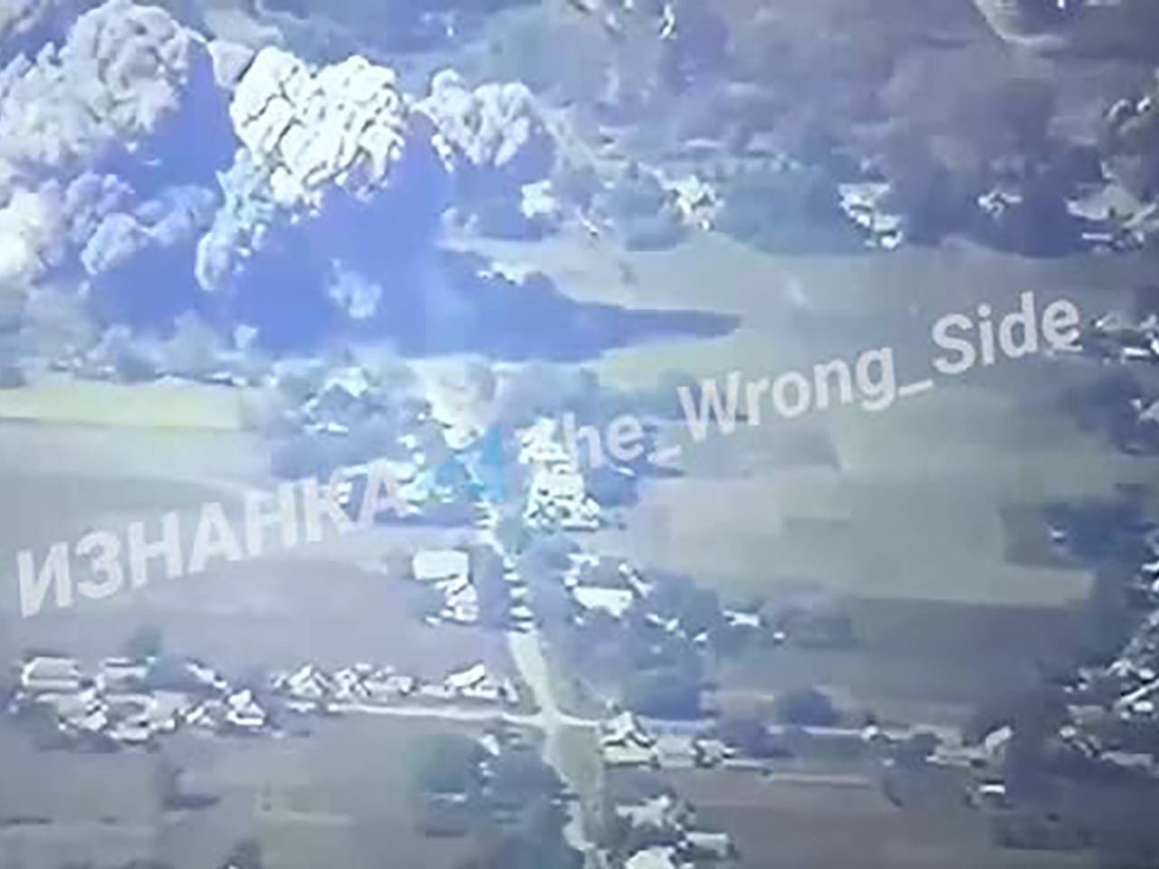 Сброс трехтонной бомбы на расположение ВСУ попал на видео
