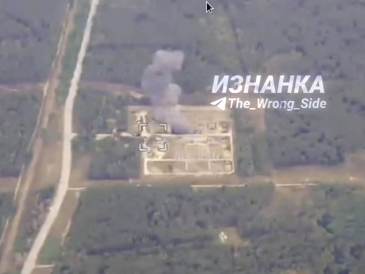 Опубликовано видео вызвавшего блэкаут в Киевской области ударов