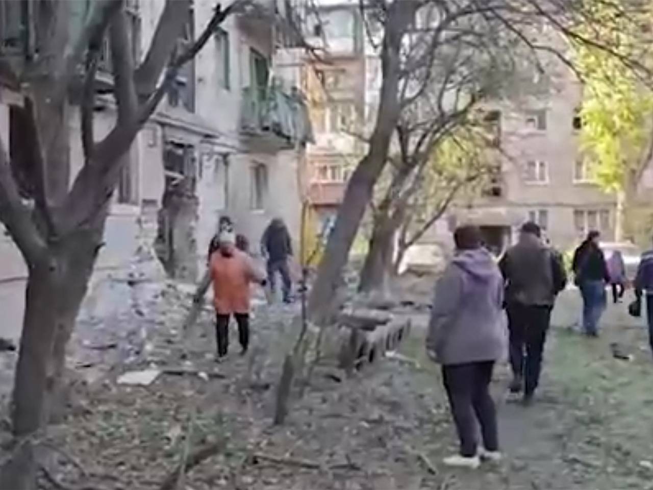 Горловка подверглась одной из самых массированных атак