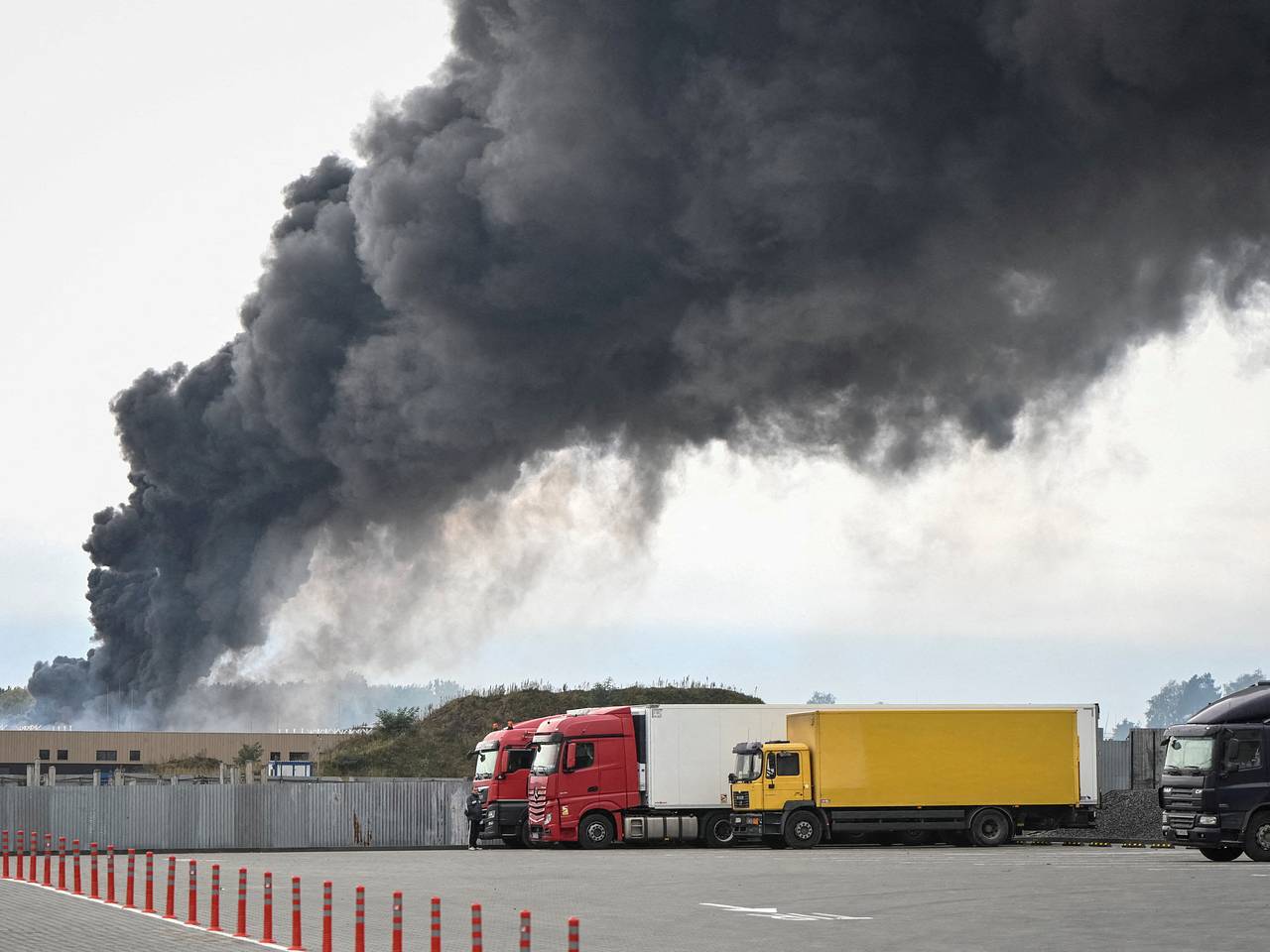 На Украине загорелось газовое хранилище