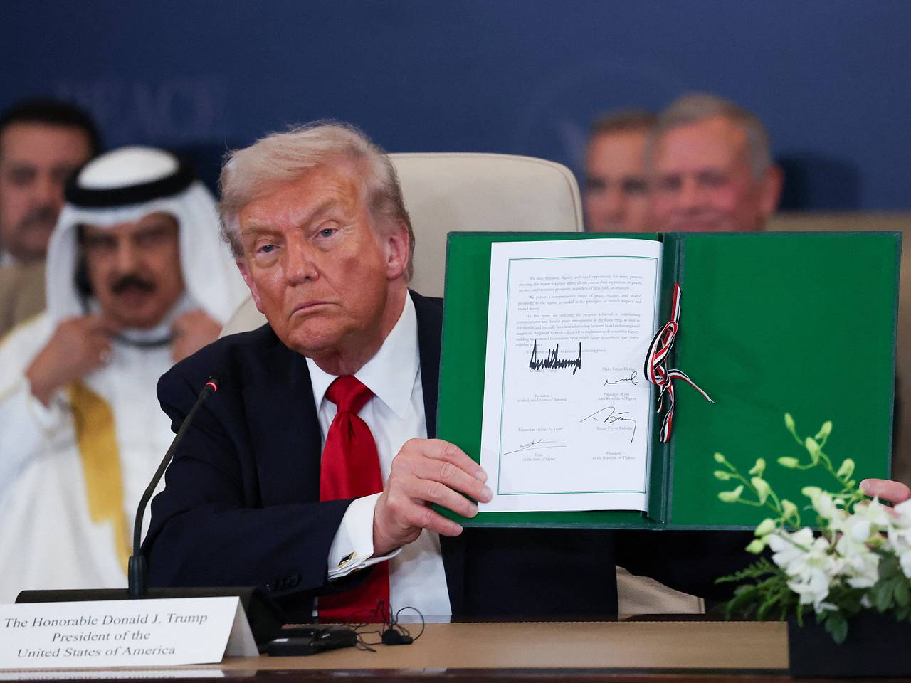 Трамп связал мир в Газе с ударами США по Ирану