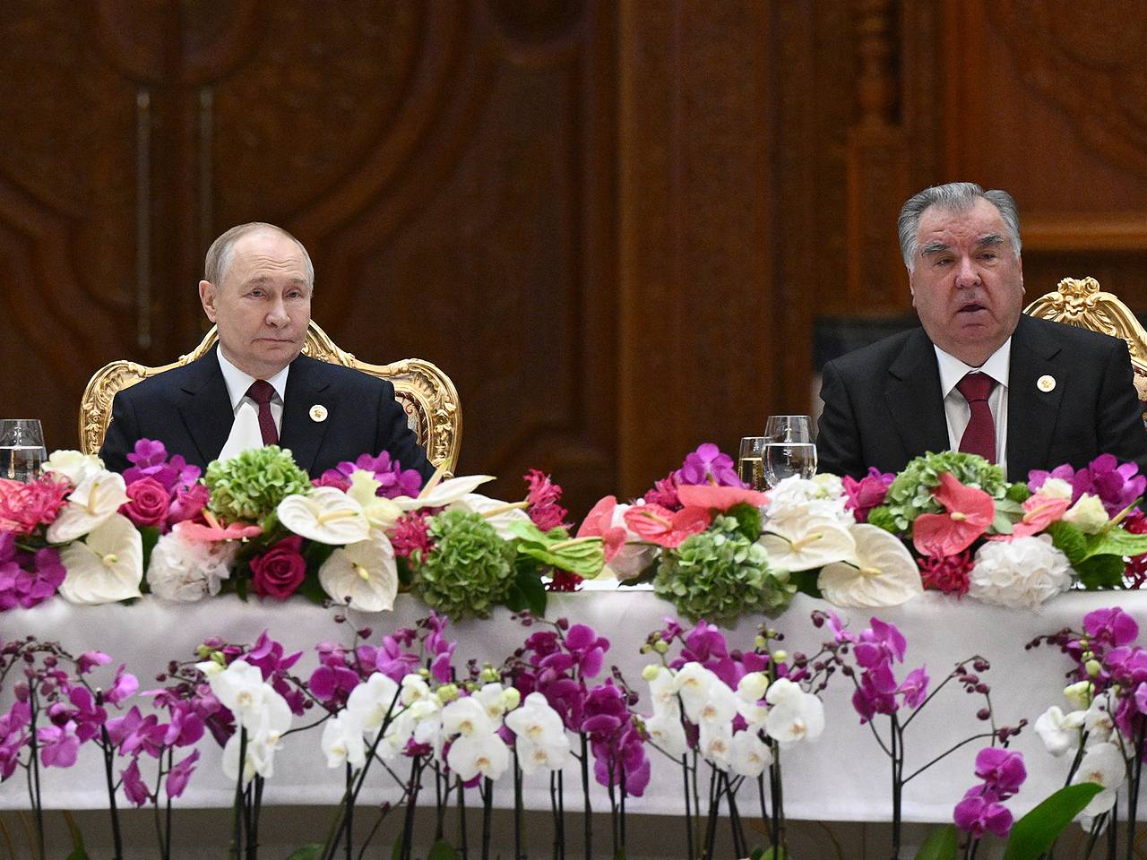 Путин пошутил над президентом Таджикистана