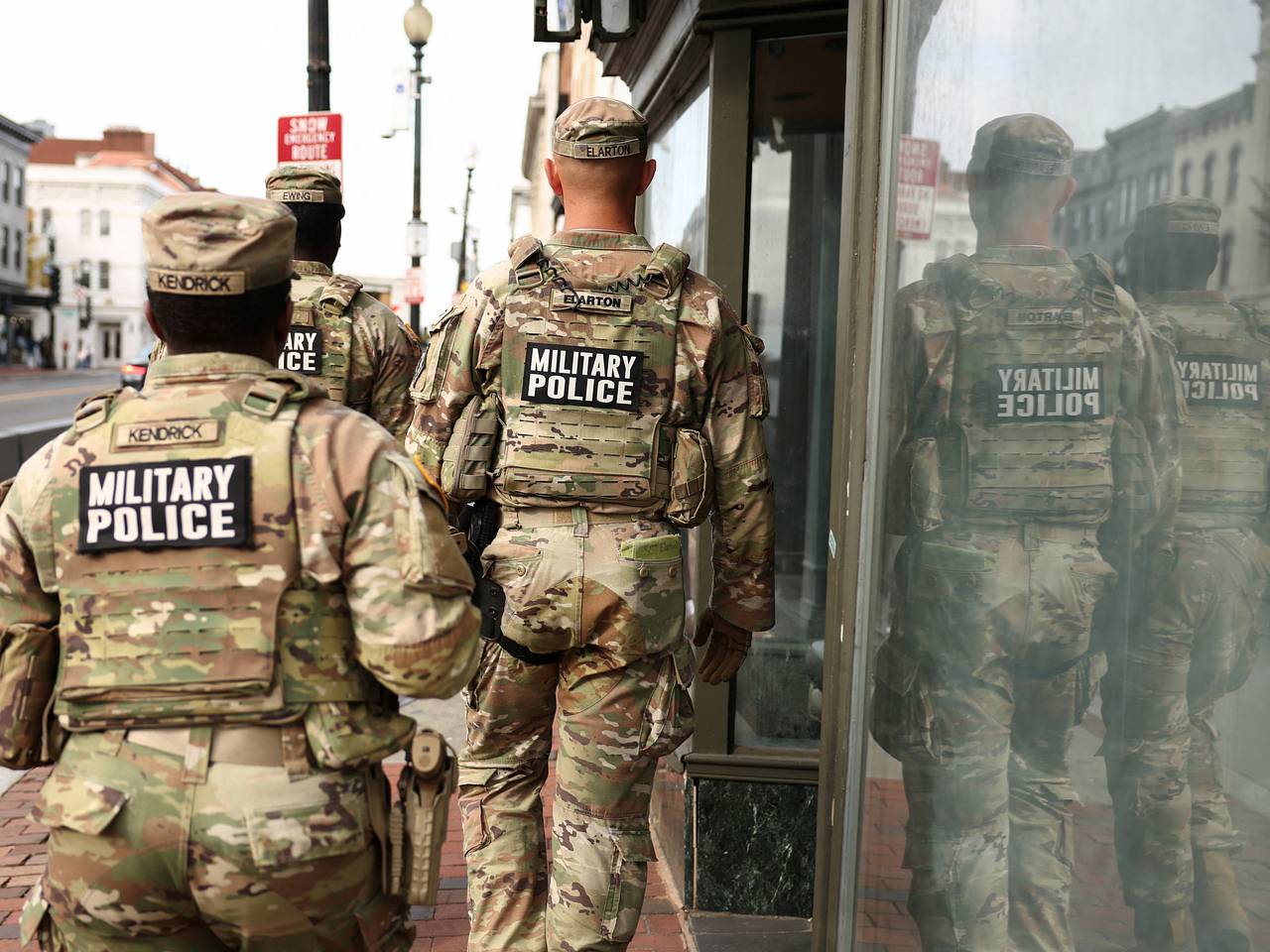 Нацгвардия США приняла участие в подавлении беспорядков в столице